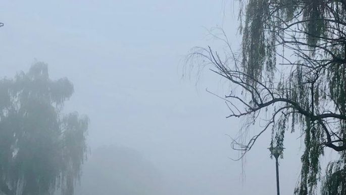 La llegada de junio cubrió de niebla la ciudad