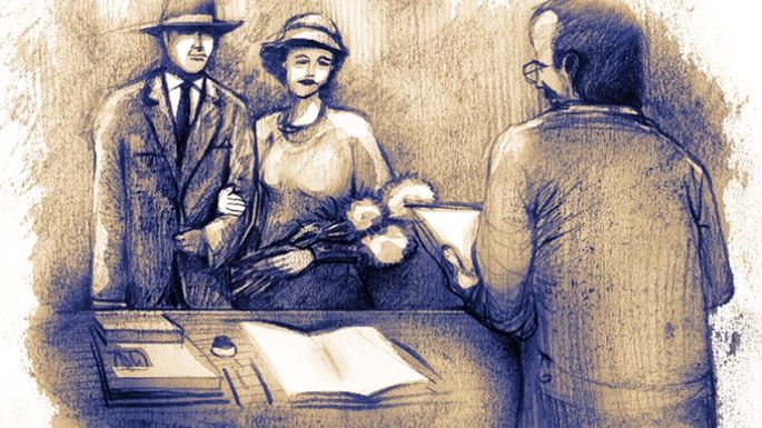 1890: Cumplimiento de la  Ley de Matrimonio Civil