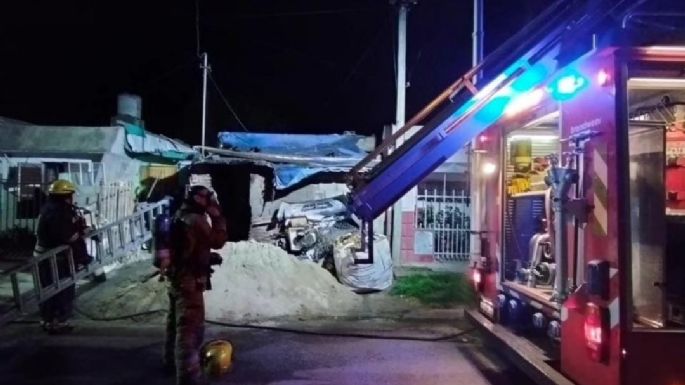 Bomberos sofocaron incendio en una vivienda