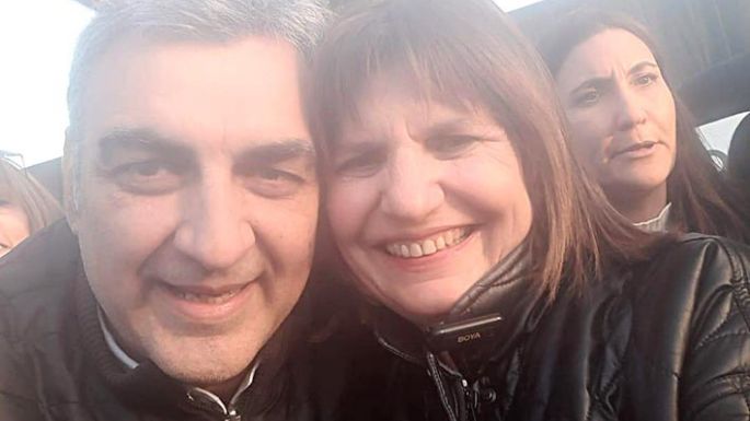 Benzo, con Bullrich en su visita a San Francisco