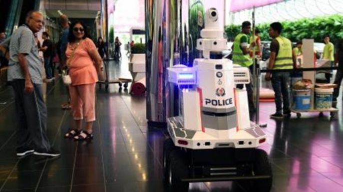 Robots policías en las calles