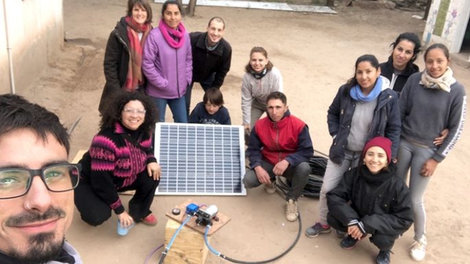 Mejor distribución de agua en una escuela rural, gracias a la energía solar