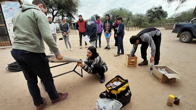 Mejor distribución de agua en una escuela rural, gracias a la energía solar