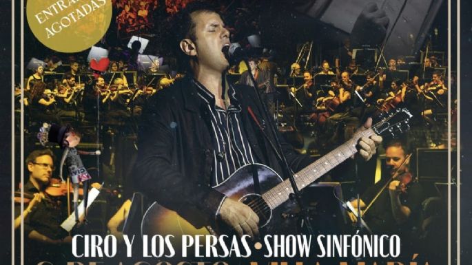 En dos días se agotaron las entradas para Ciro y la Orquesta Sinfónica