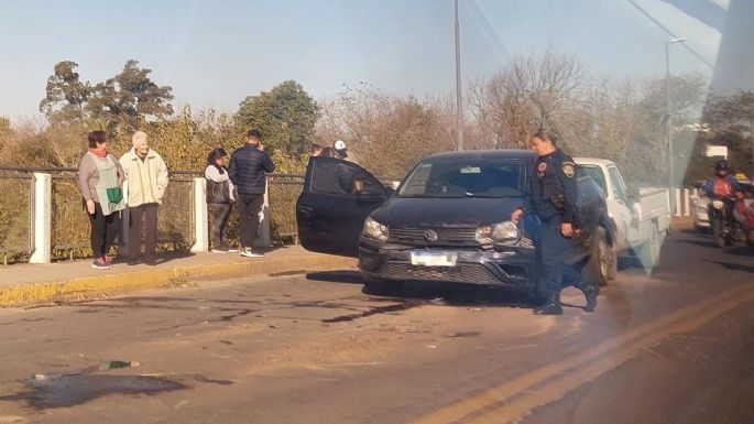 Seguidilla de accidentes de tránsito en el puente Alberdi