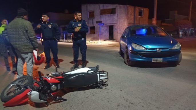 Un motociclista trasladado al Pasteur tras un accidente