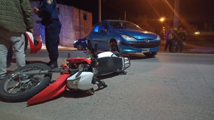 Un motociclista trasladado al Pasteur tras un accidente