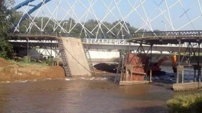 Rescataron del  río a un hombre en situación de calle