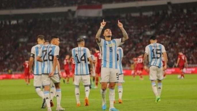 [Video] Argentina sigue con su racha ganadora de 2 a 0: esta vez ante Indonesia