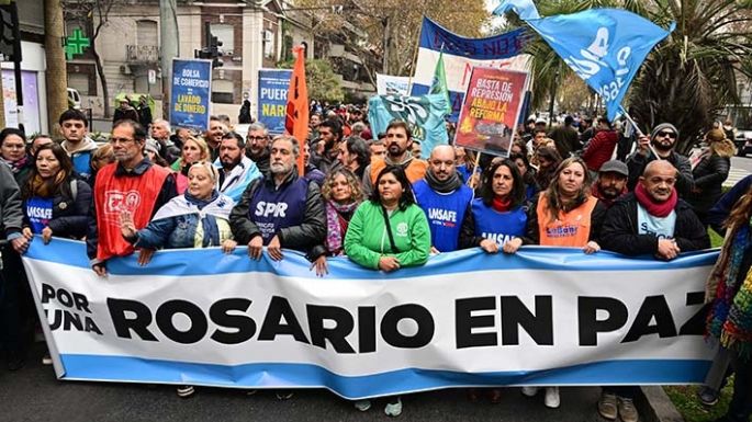 Rosario marchó contra la violencia