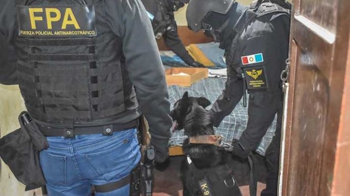 Los detuvieron con marihuana y cocaína
