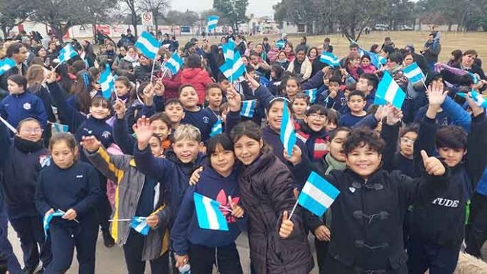“Es Patria que me vibra muy fuerte en el corazón”, dijo un alumno