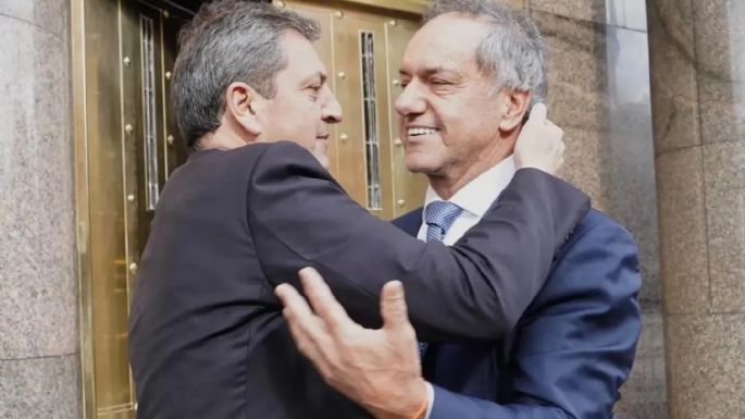 Massa se reencontró con Scioli luego del cierre de las fórmulas electorales