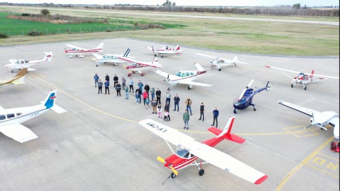 Seis nuevos pilotos privados se recibieron en el Aeroclub Villa María