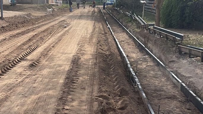 Avanza el cordón cuneta y pavimentación en barrios