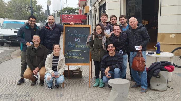 Reclamo de trabajadores de prensa por bajos salarios
