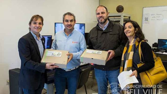Visitaron a los periodistas