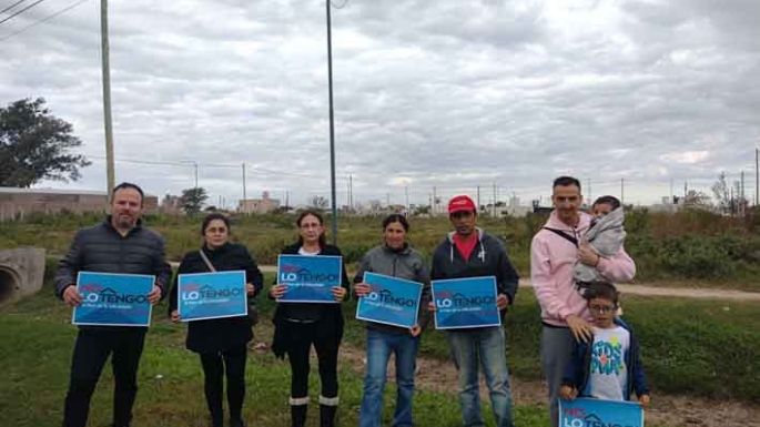 Mañana firman el contrato y se entregarán los lotes de Lo Tengo
