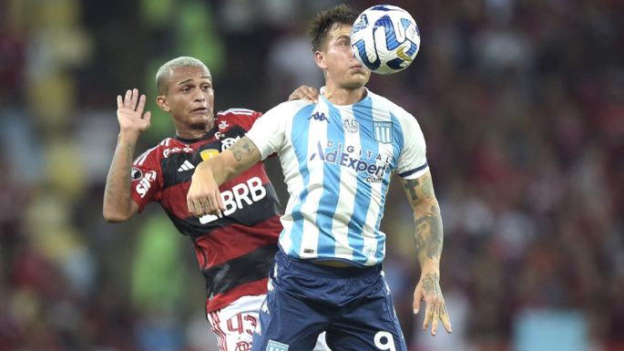 Racing perdió con Flamengo en Brasil, pero continúa como líder del Grupo A