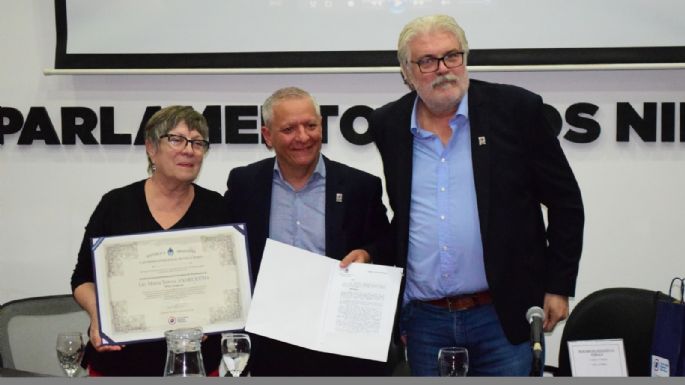 [Vídeos] María Teresa Andruetto fue reconocida como "Profesora Honoraria” de la UNVM
