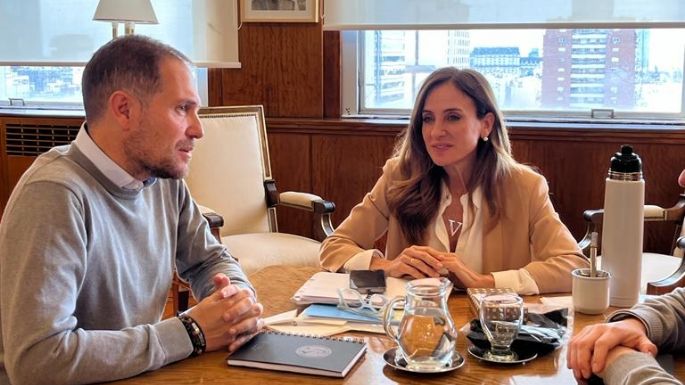 Gill se reunió con Tolosa Paz para construir 100 módulos sanitarios en la ciudad