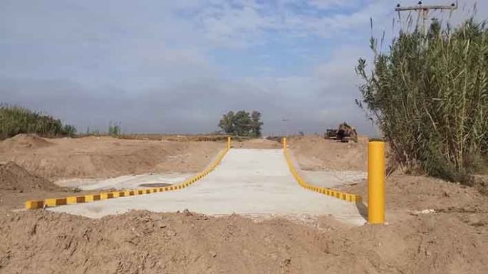 Concluyeron un puente y un vado en la cuenca integrada Tegua-Chazón