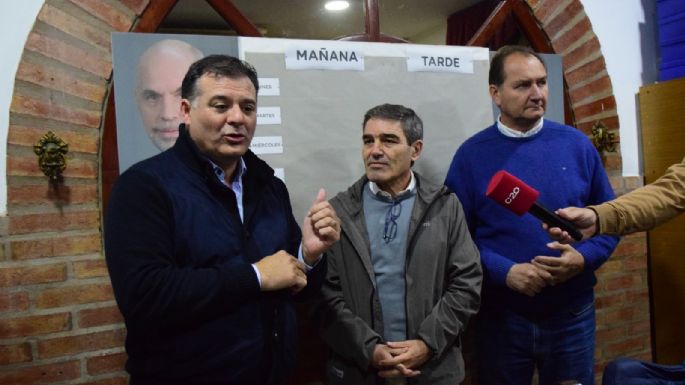 Fernán Quiros visitó la ciudad y expresó su apoyo a Darío Capitani