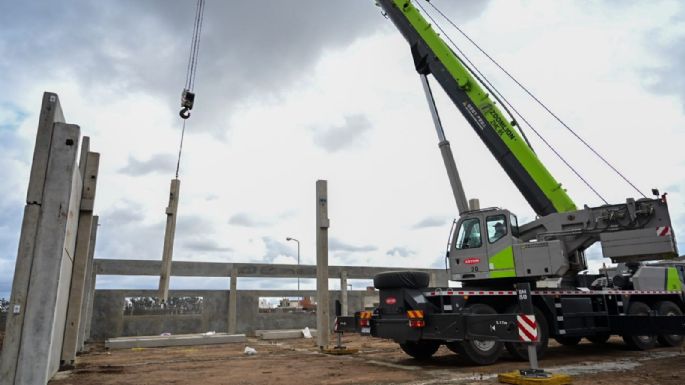 Nuevo secundario politécnico: “En 10 días la estructura estará completamente montada”