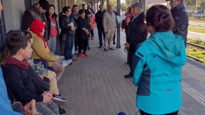 Villamarienses exploraron el patrimonio ferroviario de la ciudad