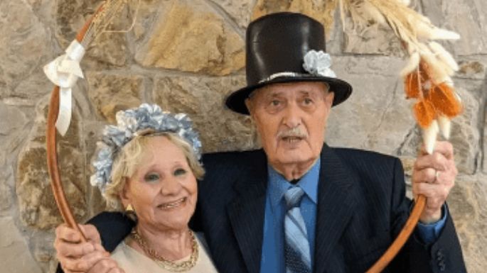Él tiene 90 y ella 83: hicieron "match" en Tinder y se casaron en Carlos Paz
