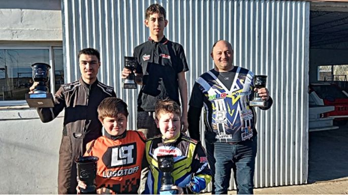 Cinco podios en Las Varillas