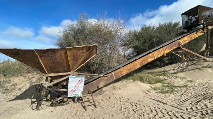 Frenaron una cantera húmeda irregular en la ciudad