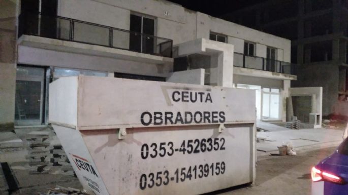 Dos jóvenes presos por robar una herramienta de una obra en construcción