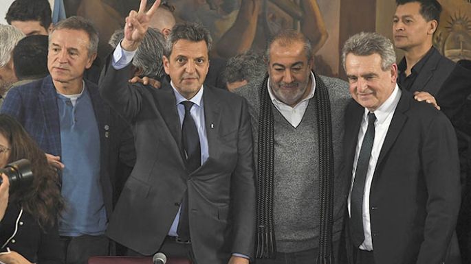 Massa recibió el apoyo de la CGT