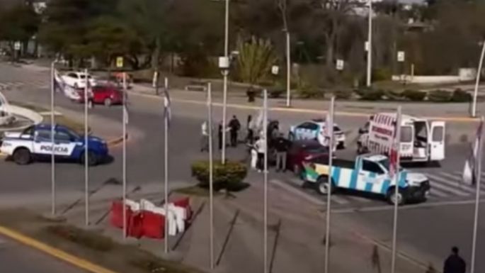 Una moto y un auto protagonizaron un accidente