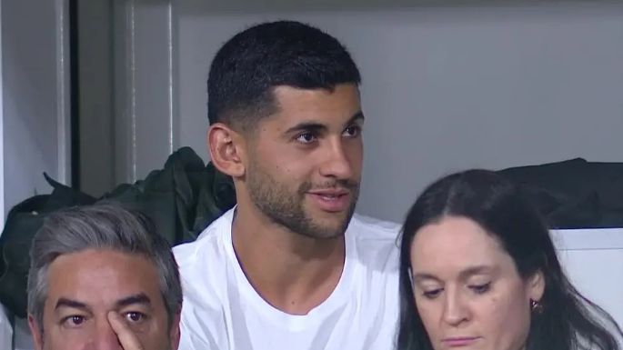 El "Cuti" Romero llegó al Kempes para alentar a Belgrano