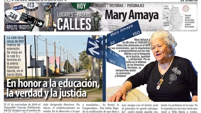 En honor a la educación, la verdad y la justicia