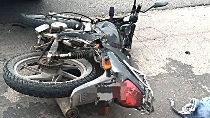 Motociclista grave