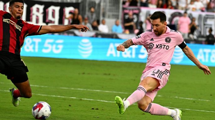 Inter Miami le está ganando a Atlanta United con dos goles de Messi
