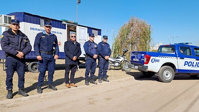 El Destacamento Policial Móvil está en barrio Parque Norte