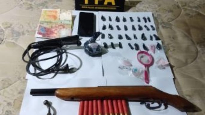 Repartía cocaína en distintas localidades y terminó detenido