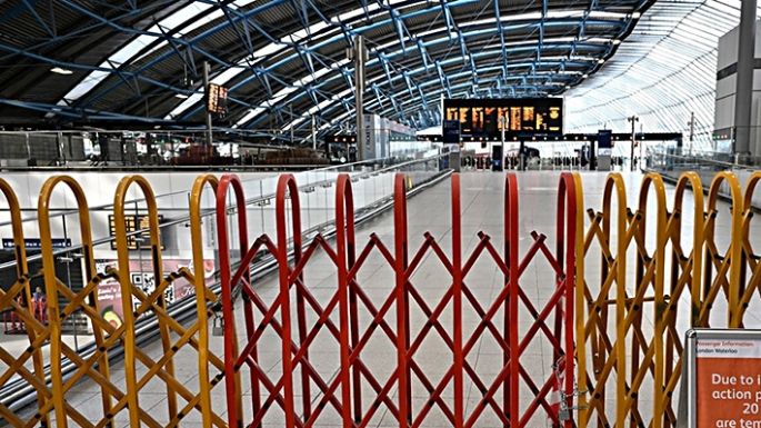 Reino Unido: masiva huelga de ferroviarios