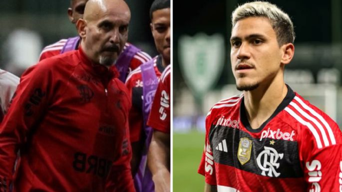 Un ayudante de Sampaoli agredió a una estrella del Flamengo