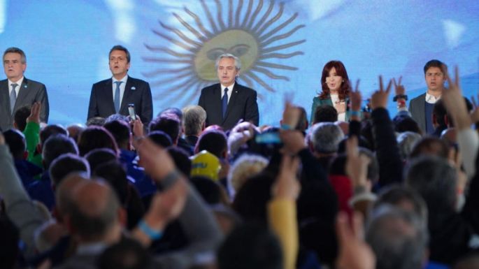 Alberto Fernández, CFK y Massa inauguraron el gasoducto Néstor Kirchner