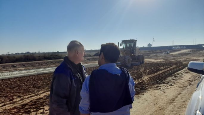 Supervisores de Vialidad recorrieron la obra de Circunvalación