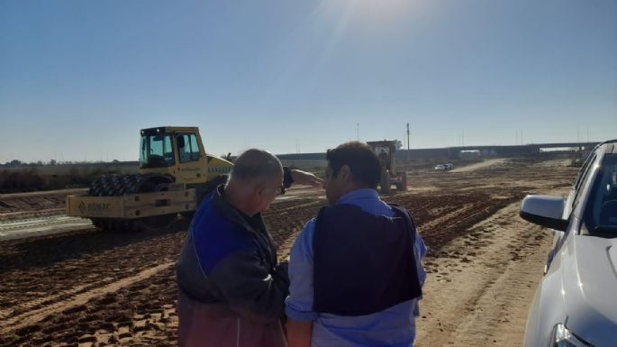 Supervisores de Vialidad recorrieron la obra de Circunvalación