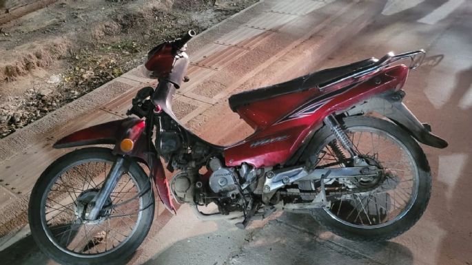 Recuperaron una moto que había sido robada horas antes