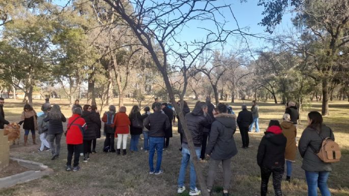 Las cenizas de la docente, en el sector de Memoria, Verdad y Justicia