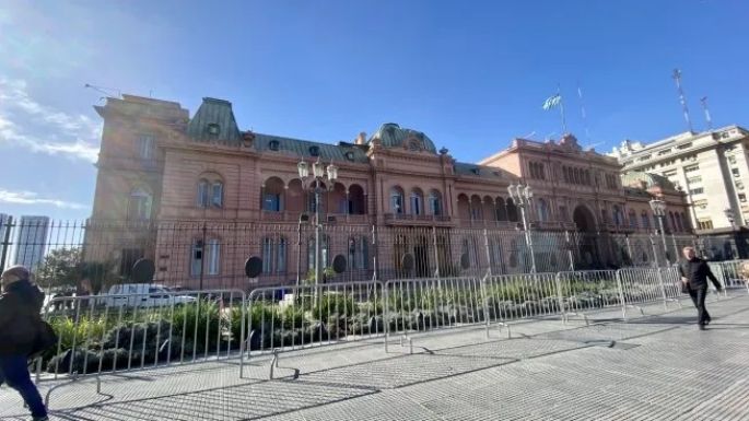 PASO: denuncian amenaza de bomba en la Casa Rosada