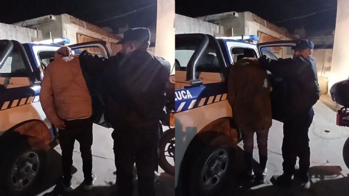 Los engancharon tratando de robar una moto frente a una casa